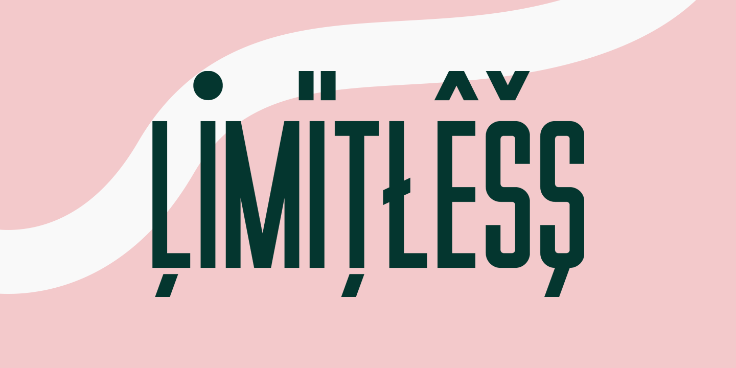 Example font Limitless #4